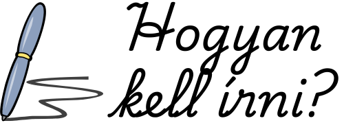 hogyan kell írni logó